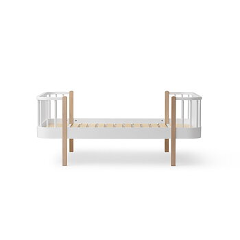 Juniorsäng Wood Collection vit/ek Oliver Furniture 