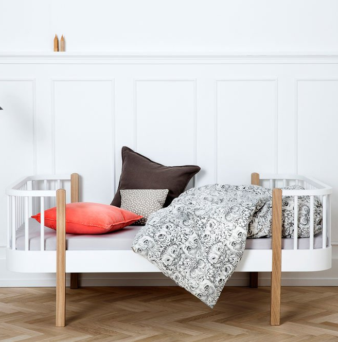 Juniorsäng Wood Collection vit/ek Oliver Furniture  - 5