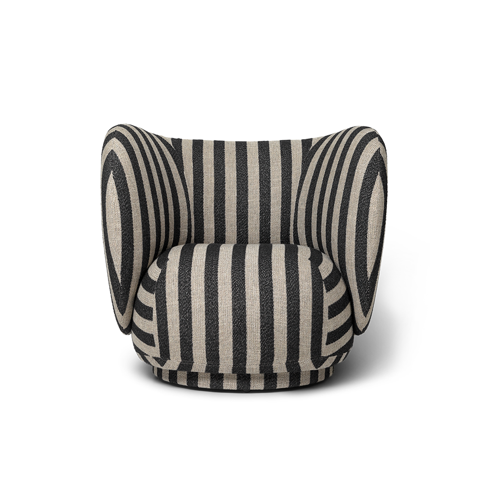 Fåtölj Rico Lounge Louisiana  sand/svart ferm LIVING