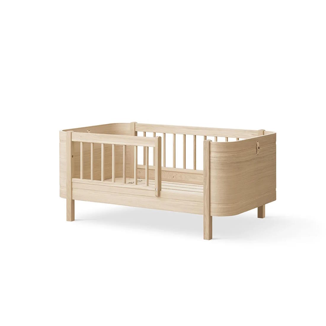 Spjälsäng Wood Mini+ ink. Juniorkit Ek Oliver Furniture - 5