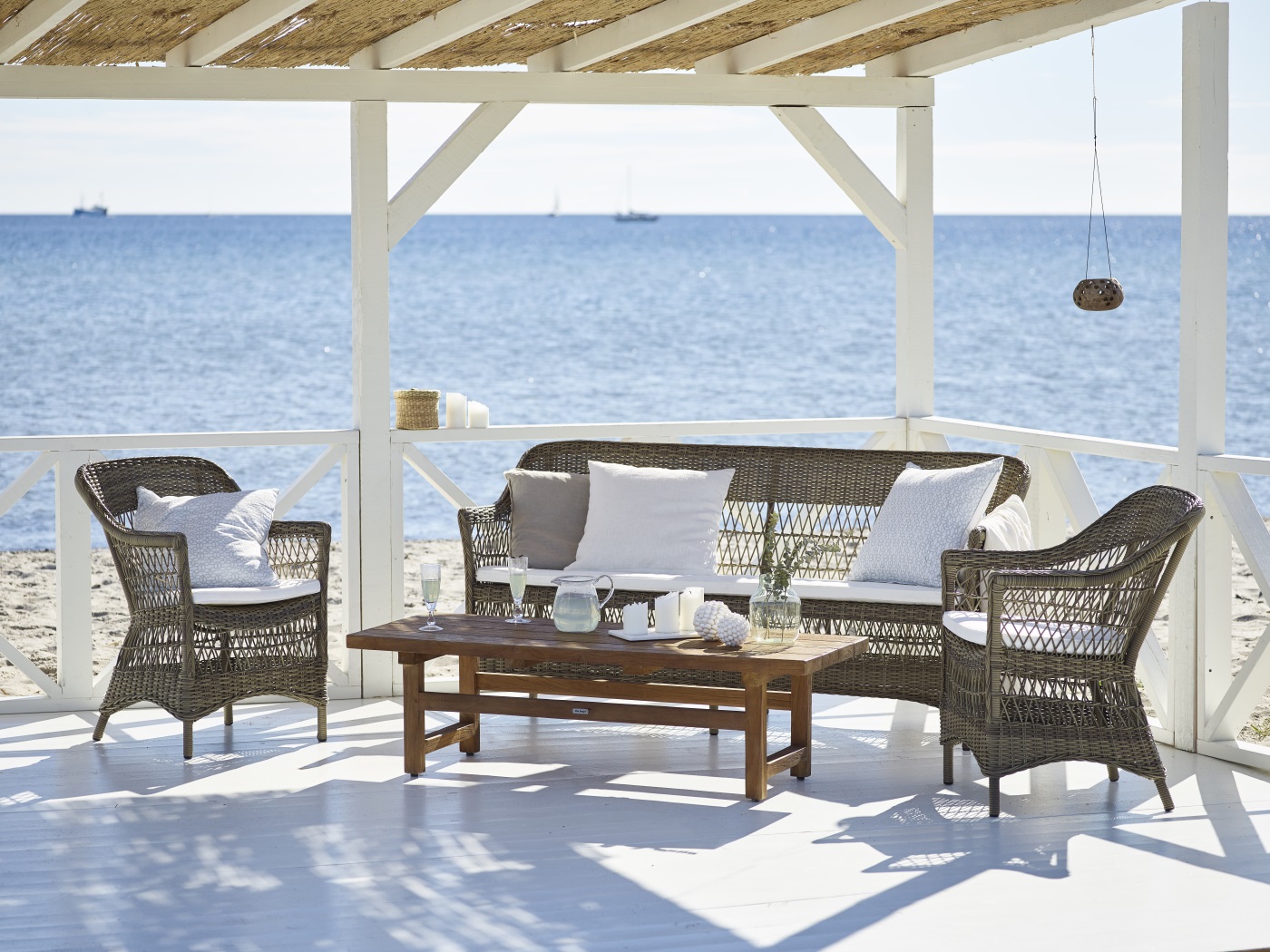 Soffbord teak utomhus Julian Sika-Design - 2