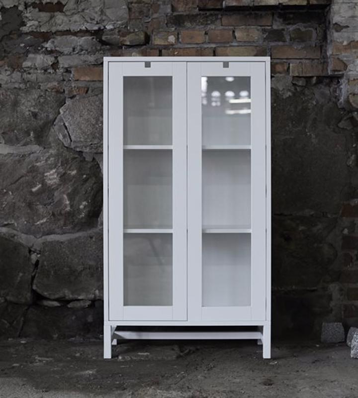 Falsterbo lågt  vitrinskåp 127 cm Mavis - 6