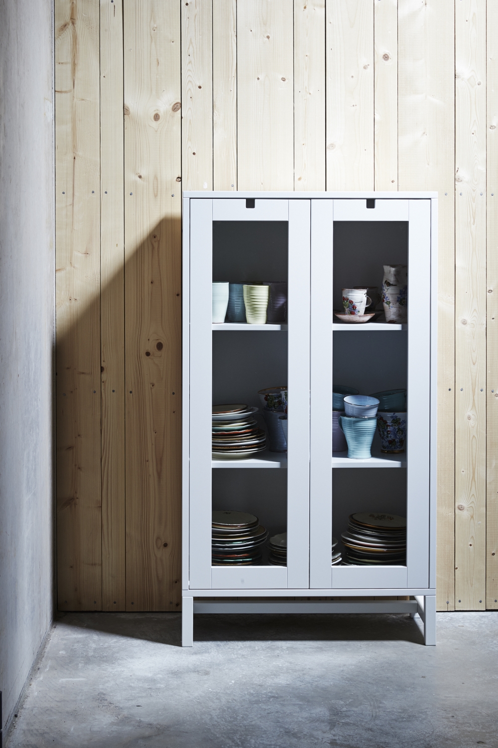Falsterbo lågt  vitrinskåp 127 cm Mavis - 4