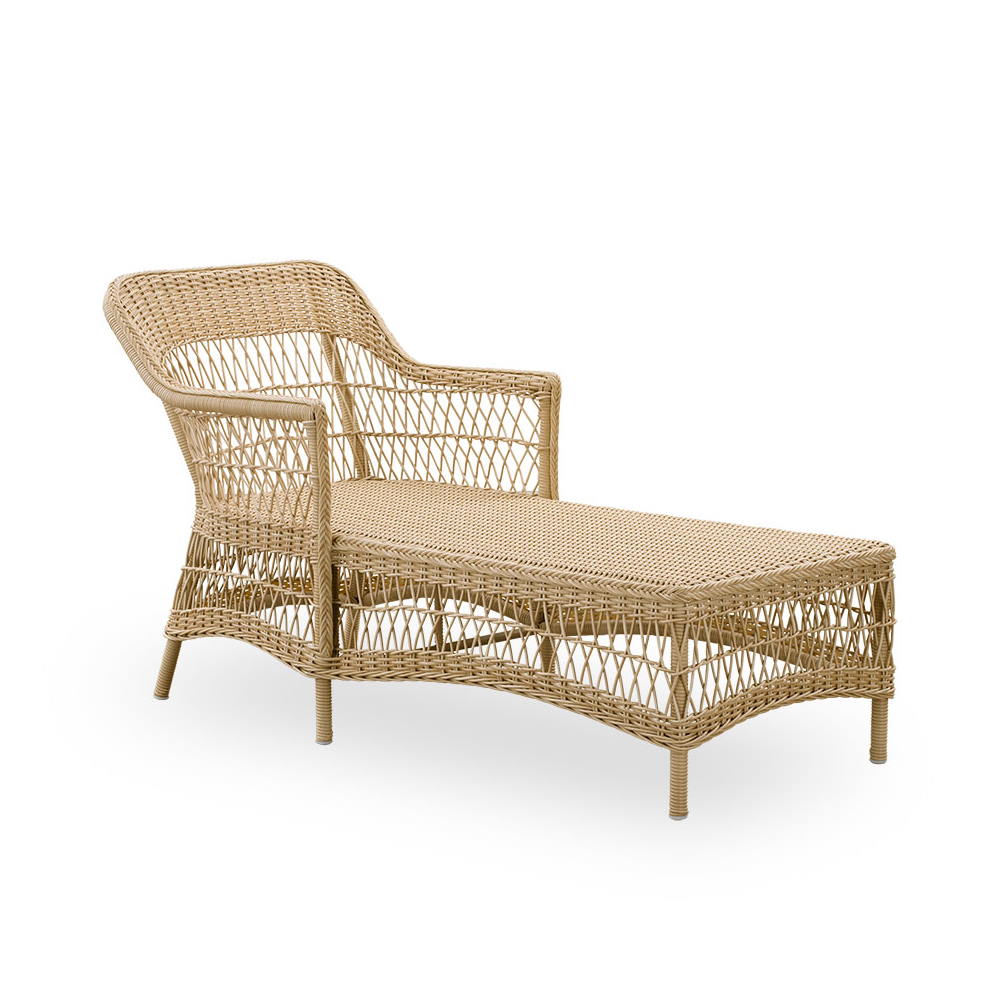 Olivia Chaise Lounge Alu Natur Sika-design - 5