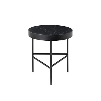 Marmorbord sidobord svart, Ferm Living