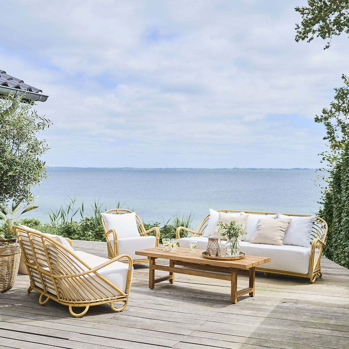 Charlottenborg soffa EXTERIOR 3-sits natur Sika-Design - 2