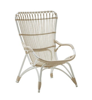 Monet rottingfåtölj Exterior Dove White Sika-Design
