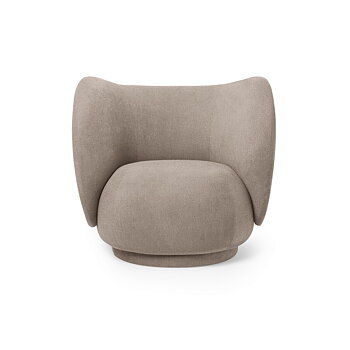 Fåtölj Rico Bouclé - sand, Ferm Living