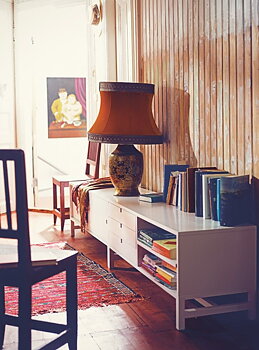 Falsterbo TV-bänk 180 cm m lådor Mavis 