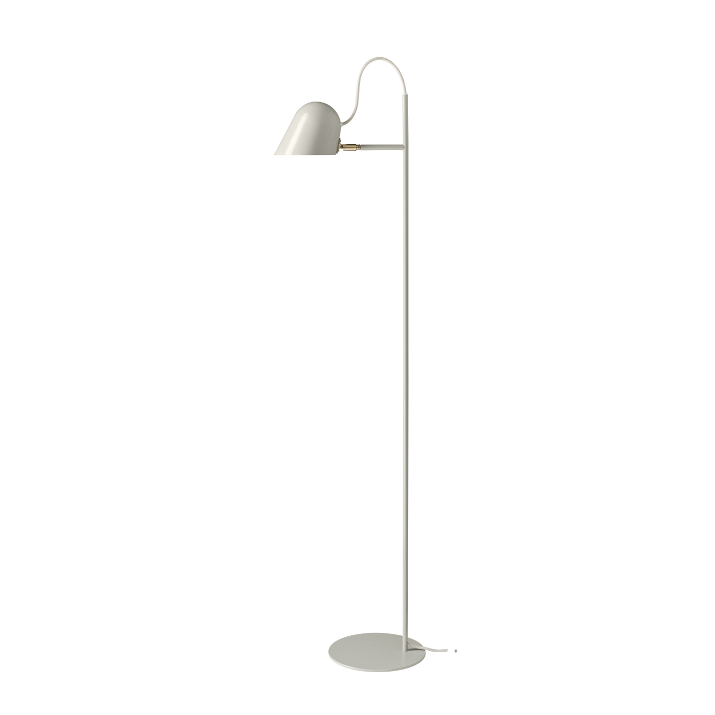 Golvlampa STRECK Varmgrå/Mässing Örsjö belysning