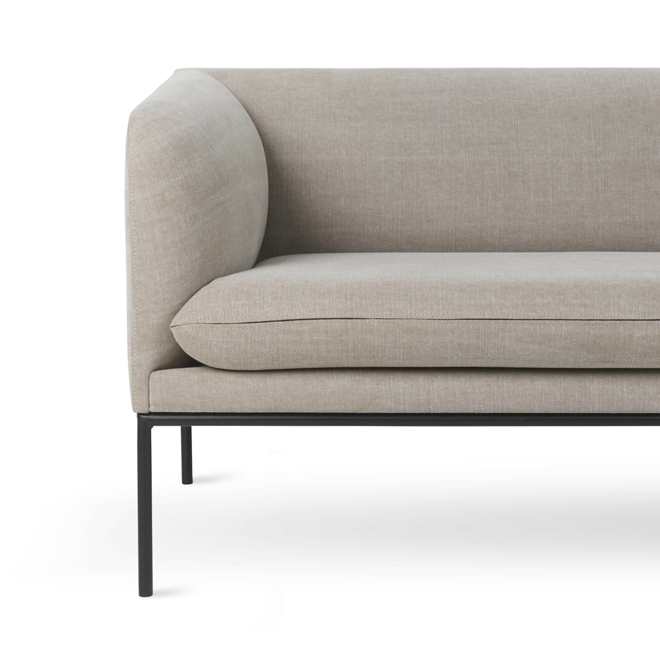 Turn Soffa 3-sits linne Ferm Living - 3