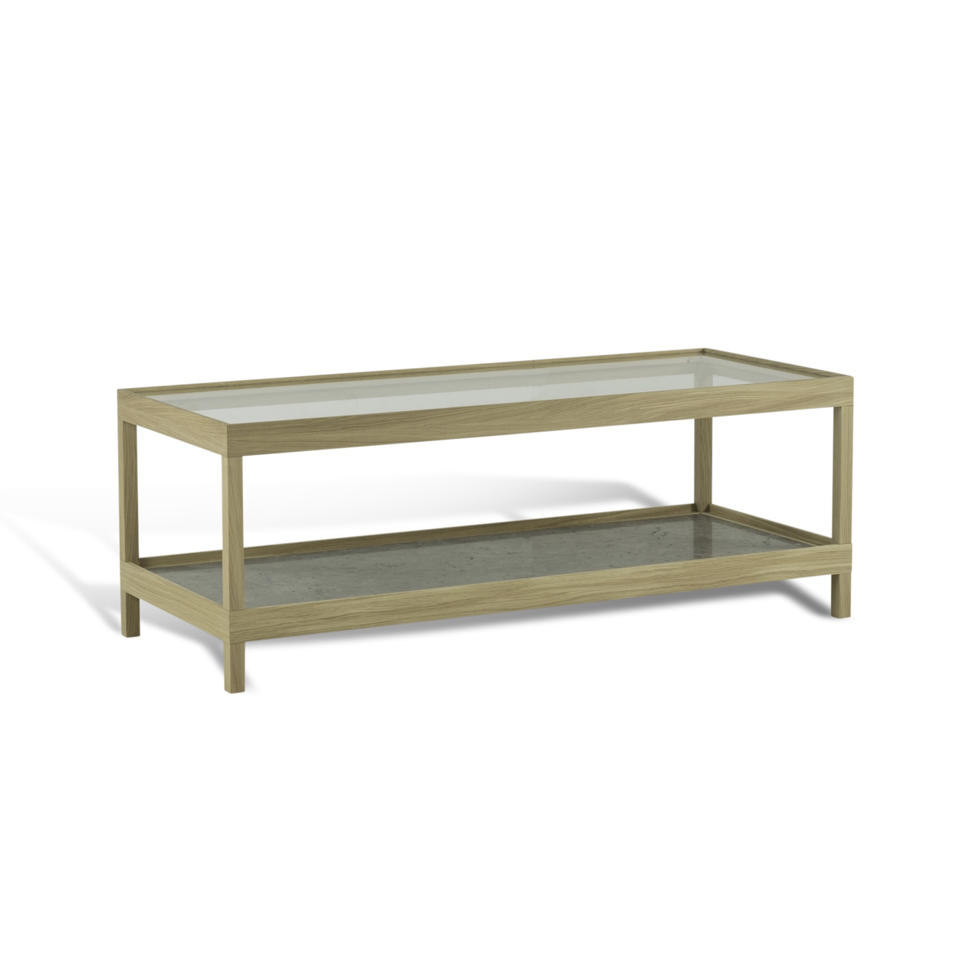 Ima soffbord 125 x 50 ek / kalksten Mavis  - 3