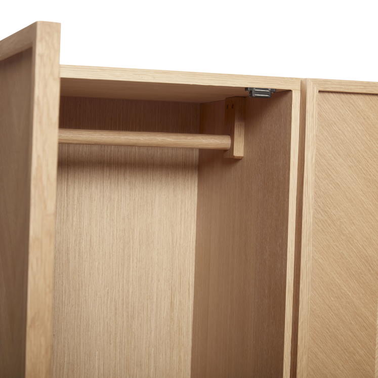 Garderob Herringbone ek Hubsch - 4
