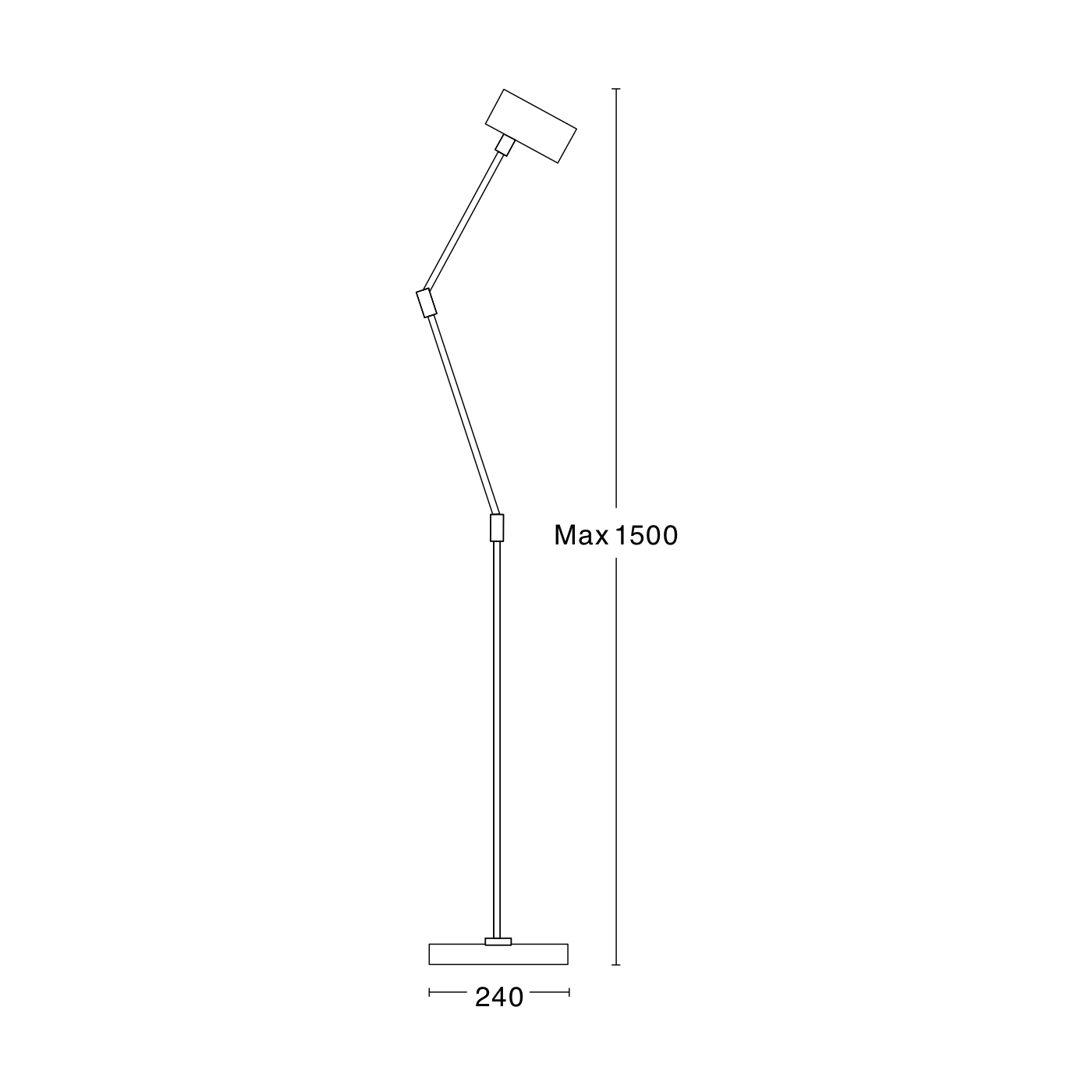MINIPOINT golvlampa Krom Örsjö Belysning - 2