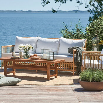 Caroline 3-sits natur soffa Exterior Sika-Design