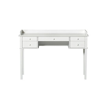 Skrivbord Seaside fem lådor vit Oliver Furniture