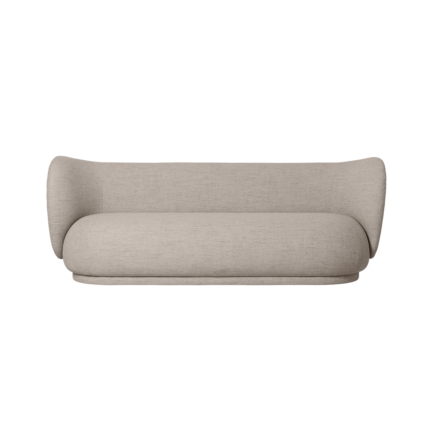 Soffa Rico 3-sits Bouclé - Sand, Ferm Living