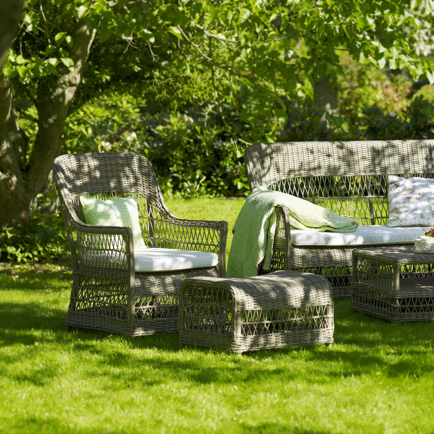 Fotpall Dawn footstool Antique Sika-design - 5