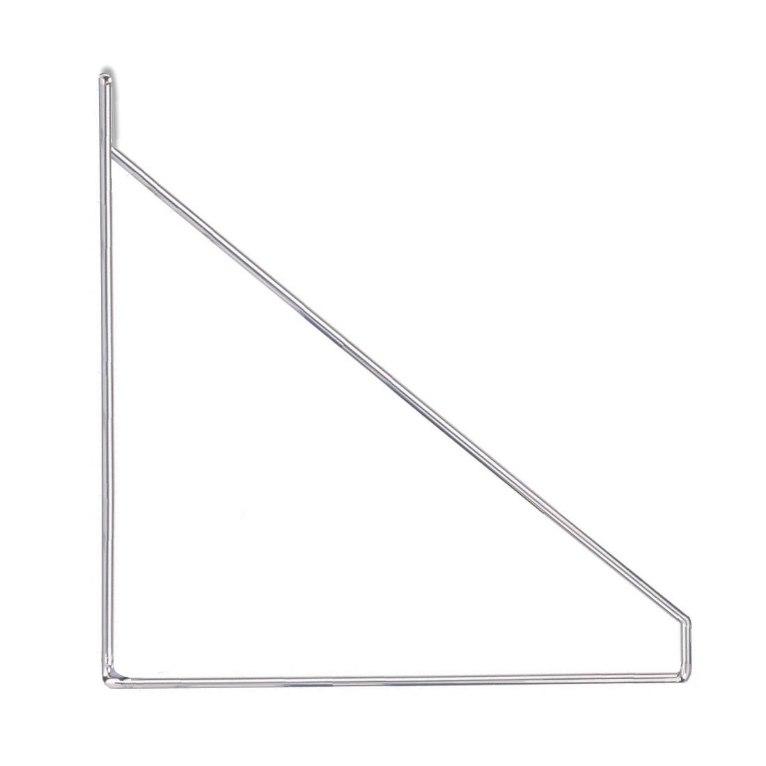 Hyllkonsol RETRO 27 cm Krom Trådkonsol