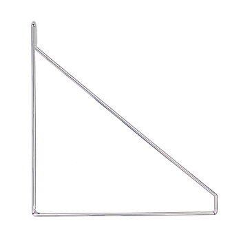 Hyllkonsol RETRO 27 cm Krom Trådkonsol