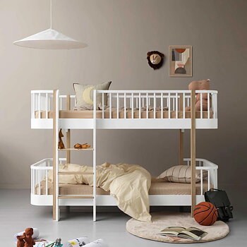 Våningssäng Låg Wood Collection Oliver Furniture