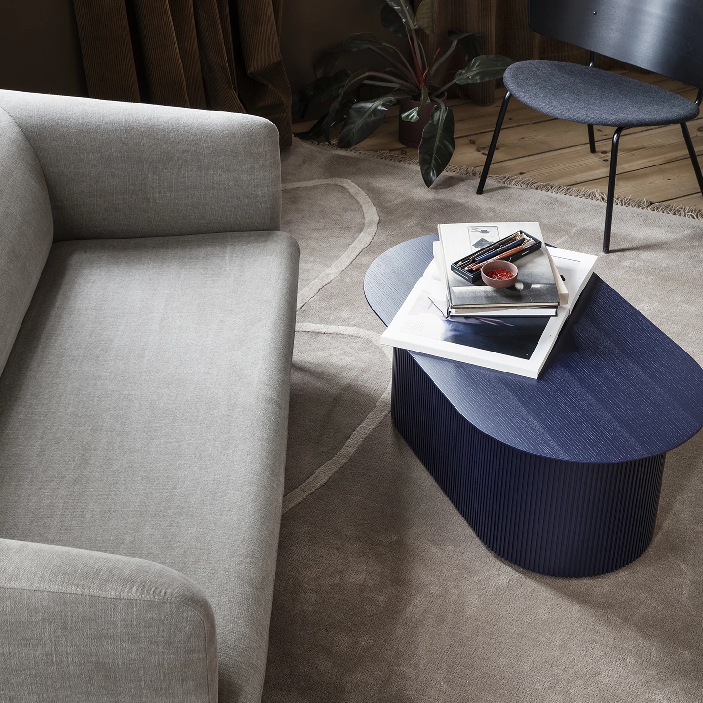 Turn Soffa 2-sits linne Ferm Living - 3