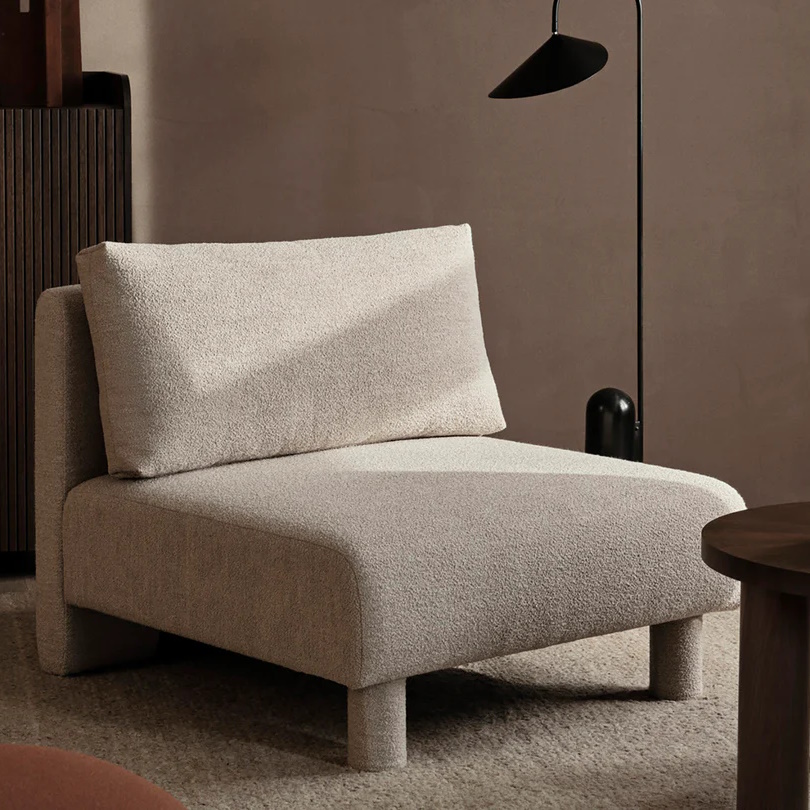 Dase Soffa Center Soft Bouclé Ferm Living - 2