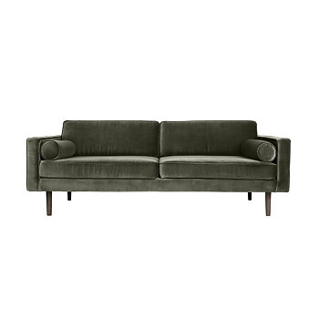 Soffa sammet WIND Grape leaf, Broste Copenhagen