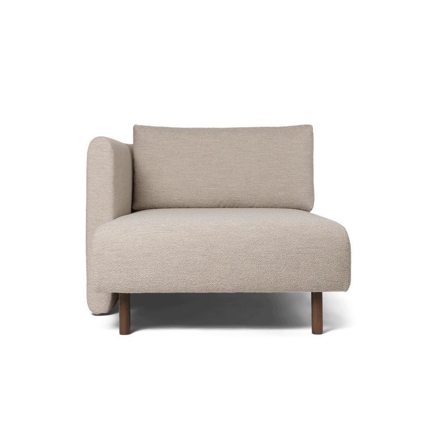 Dase Chaise Longue L Soft Bouclé Ferm Living - 5