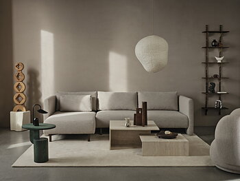 Dase Chaise Longue L Soft Bouclé Ferm Living