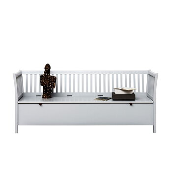Kökssoffa grå slagbänk 194 cm, Oliver Furniture