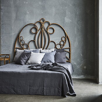 Sänggavel rotting Natalia 180 cm Antique Sika-Design