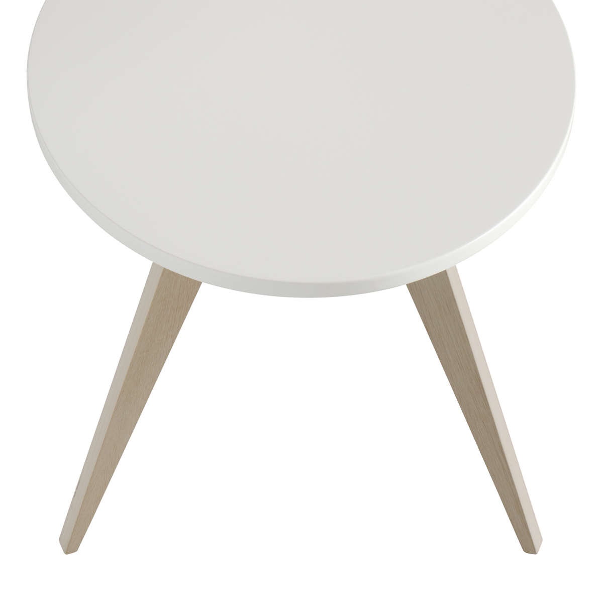 Barnbord PingPong Wood vit/ek Oliver Furniture  - 3