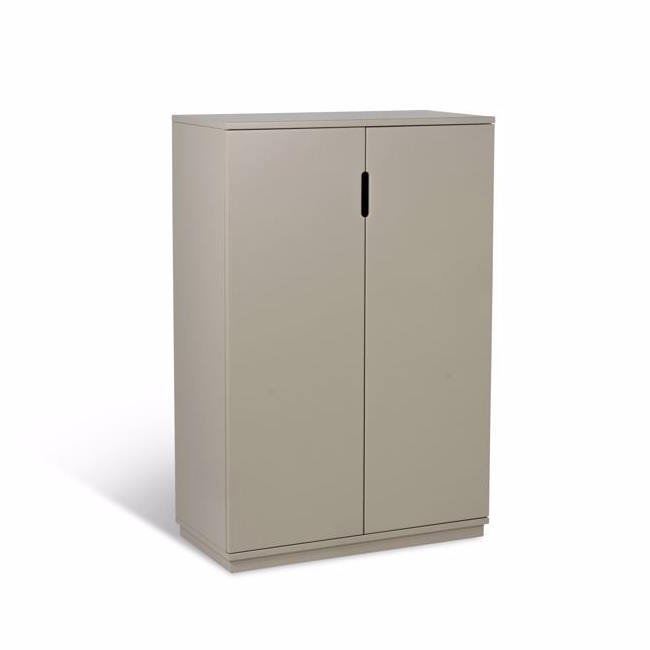 AOKO Skåp 120 cm 2 dörrar beige Mavis - 2