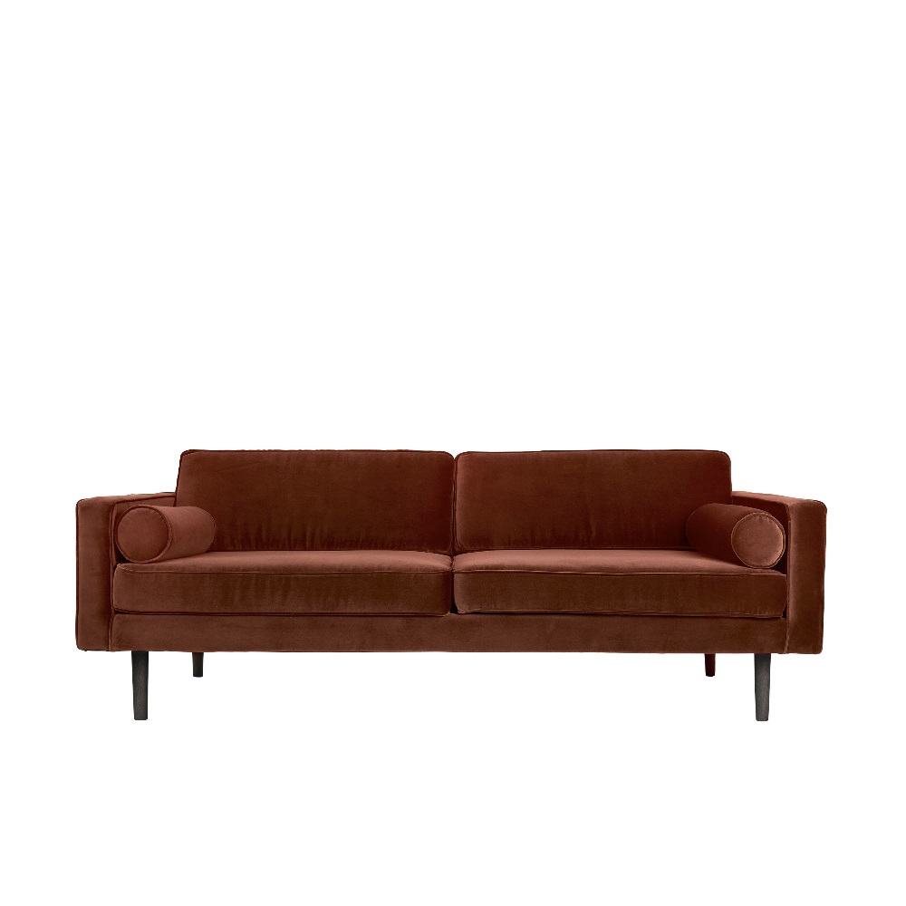 Soffa röd sammet VIND, Broste Copenhagen