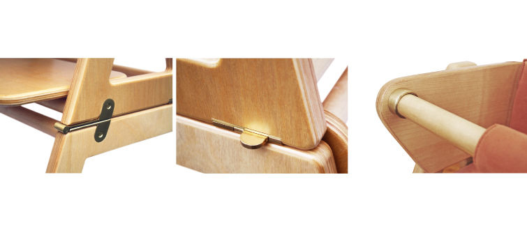 Matstol barn BØRNESTOLEN  BEIGE, Hindevad Gaard - 6