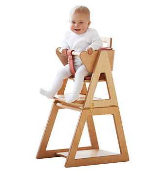 Matstol barn BØRNESTOLEN  BEIGE, Hindevad Gaard