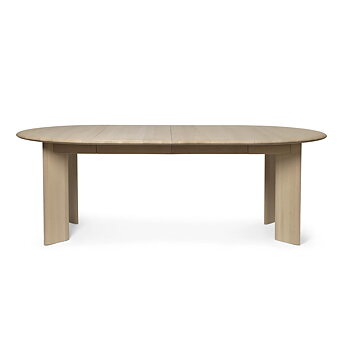 Bevel bord ilägg x 2 vitoljad bok Ferm Living