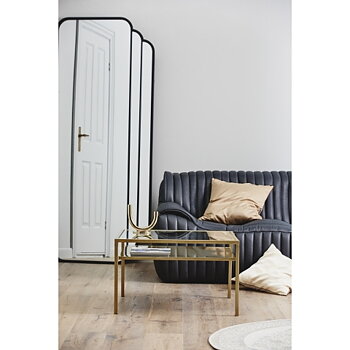 Spegel SKYLARK 204 cm svart ram Nordal
