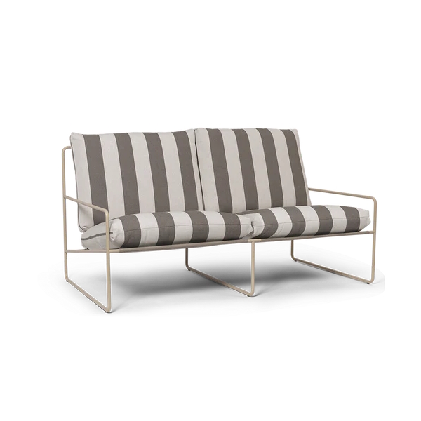 Soffa Desert 2-sits Cashmere/Chocolate ferm LIVING
