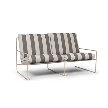 Soffa Desert 2-sits Cashmere/Chocolate ferm LIVING