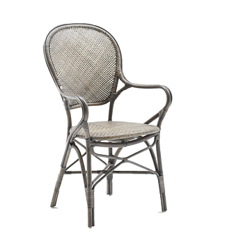 Rossini karmstol taupe Sika-design