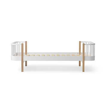 Säng Wood Collection ek/vit Oliver Furniture 