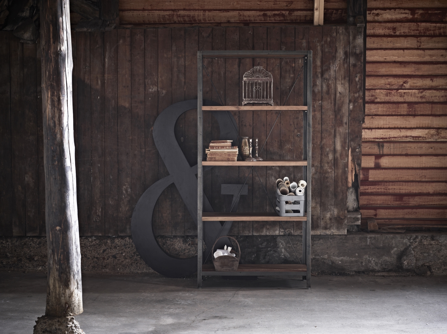 Hylla Shelly teak Sika-design - 3