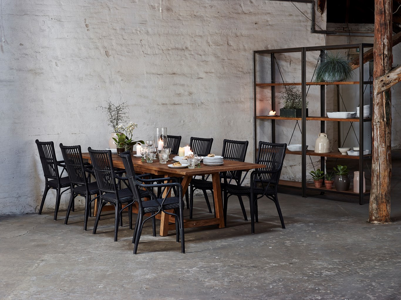 Hylla Shelly teak Sika-design - 4