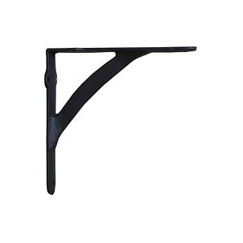 Hyllkonsol svart järn stor 20 cm
