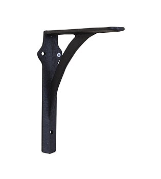 Hyllkonsol svart järn stor 20 cm