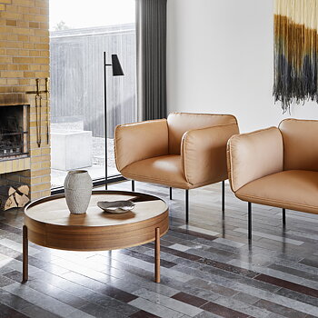 Arc Coffee table 89 cm valnöt Woud