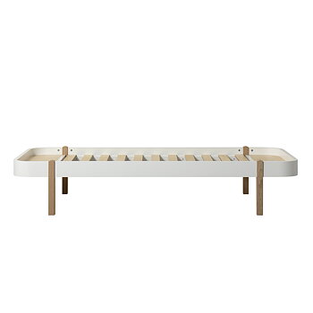  Wood Lounger 90 cm vit/ek Oliver Furniture