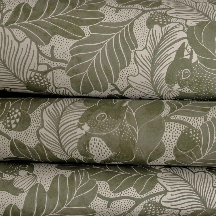 Tapet Oak tree tails Olive Långelid / von Brömssen - 2